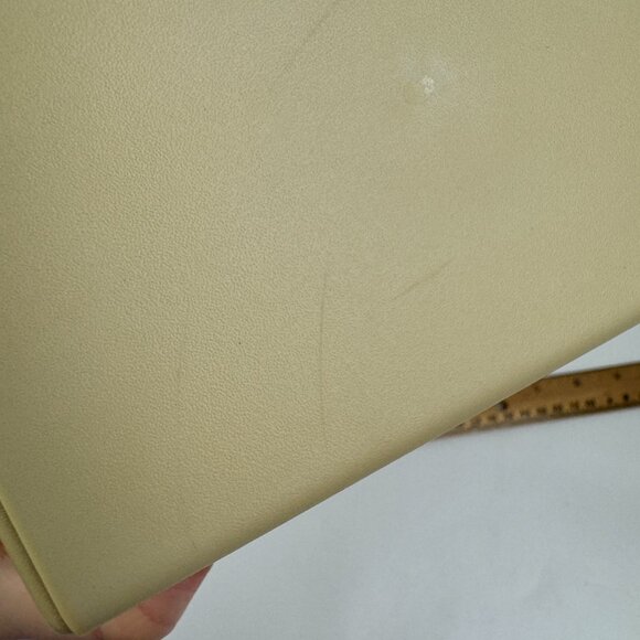 Vtg Rubbermaid Plastic Recipe Password Organize Container Hinge Lid Cream Yellow - Picture 7 of 9